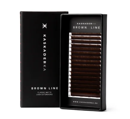 Rzęsy do przedłużania CLASSIC MATTE MEDIUM BROWN KASKADERKA®