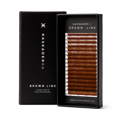 Rzęsy do przedłużania CLASSIC MATTE TOFFEE BROWN KASKADERKA®