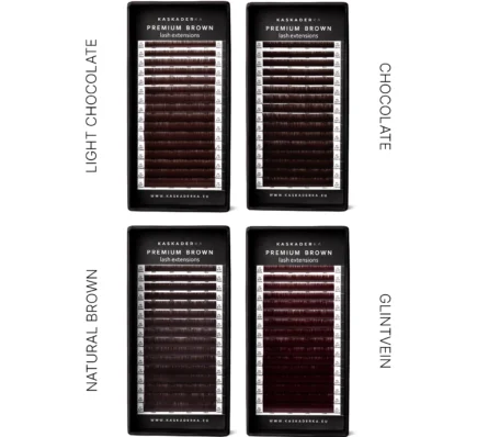 Rzęsy do przedłużania PREMIUM BROWN KASKADERKA®
