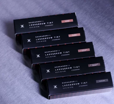 LASH&BROW TINT SET KASKADERKA® - Zestaw farbek i oksydantów do brwi i rzęs