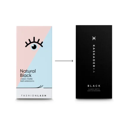 Rzęsy czarne Natural Black FASHION LASH