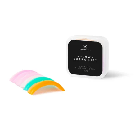 «GLOW» EXTRA LIFT formy silikonowe do laminacji rzęs 6 par KASKADERKA®