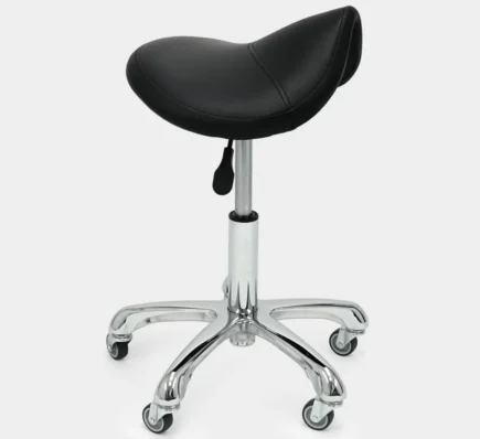Krzesło kosmetyczne taboret typu siodło RODEO CZARNY od i-coucou