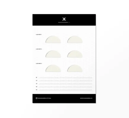 LASH MAP + gąbeczki do ćwiczeń białe 3 szt. w zestawie KASKADERKA®