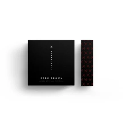 Rzęsy do przedłużania CLASSIC MATTE DARK BROWN KASKADERKA® mini paletka