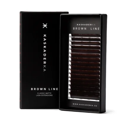 Rzęsy do przedłużania CLASSIC MATTE DARK BROWN KASKADERKA®