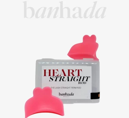 Heart Straight Rod Exclusive product by BANHADA – profesjonalne formy silikonowe do laminacji rzęs