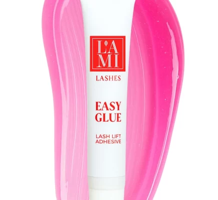 Easy Glue LAMI LASHES  – klej hybrydowy do liftingu rzęs z olejkiem arganowym 7g - Fiolet