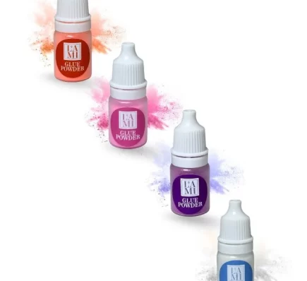 Lami Lashes Glue Powder LAMI LASHES – puder do liftingu rzęs i brwi 3g - Fiolet, 3g