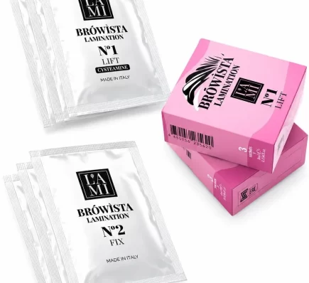 Lami Lashes & Brows Browista Lamination Lift & Fix 2 ml – saszetki do liftingu rzęs i laminacji brwi