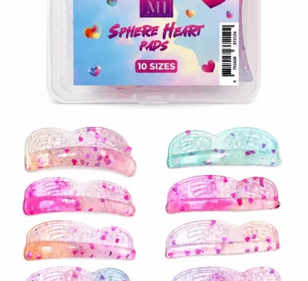 Lami Sphere Heart Pads – silikonowe wałeczki do liftingu i laminacji rzęs, 10 rozmiarów