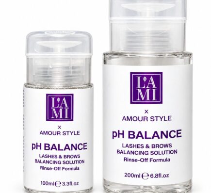 LAMI x Amour Style pH Balance – tonik przywracający równowagę pH po laminacji i koloryzacji brwi oraz rzęs 100 ml